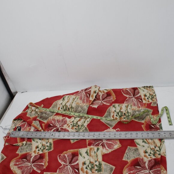 Tommy Bahama Hawaiian Shirt Mens Large Linen camp loop collar postcard floral - Picture 13 of 14